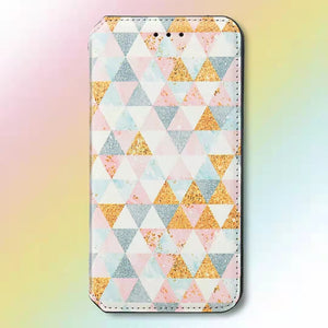 Fashion colorful cards leather phone case for Samsung