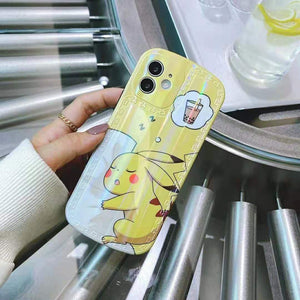 Aurora cartoon soft phone case