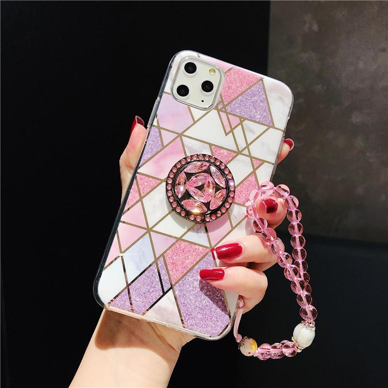 Glittering Diamond Ring Stand Phone Case