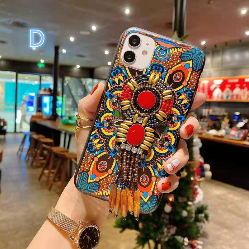 Retro ethnic style phone case