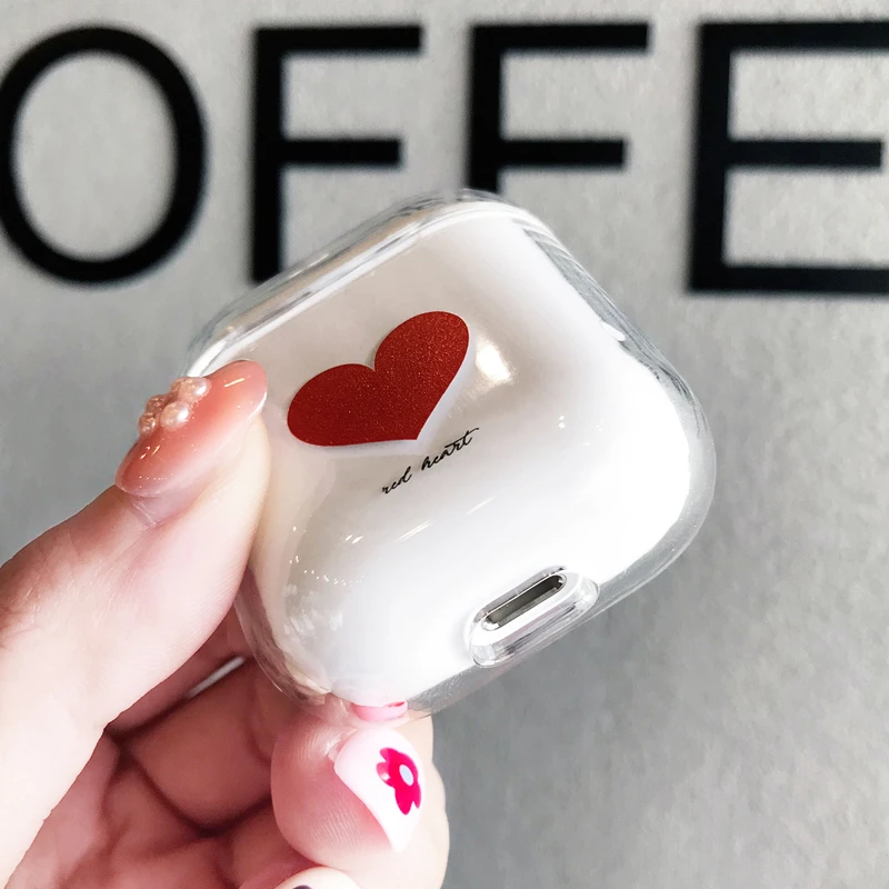 Simple Heart AirPods Case