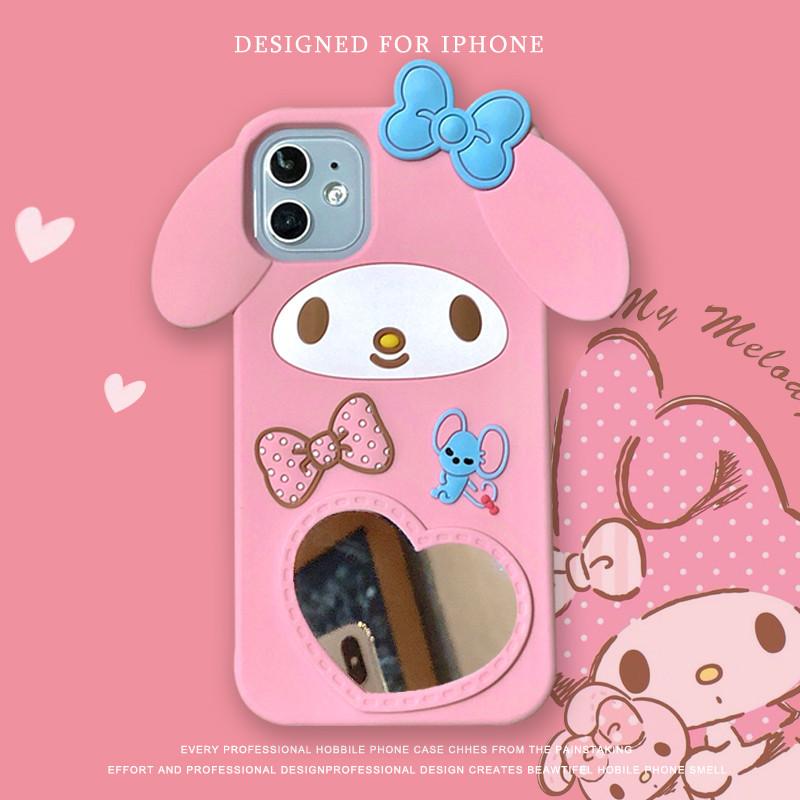 Cute Cartoons Mirror Phone Case