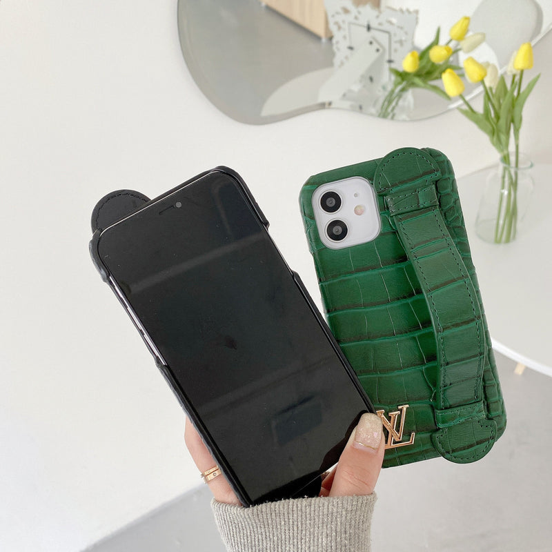 Fashion Wristband leather phone case