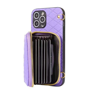 Multifunctional zero wallet crossbody phone case