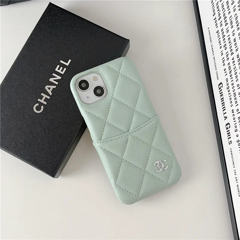 Luxury soft leather phone case for iphone