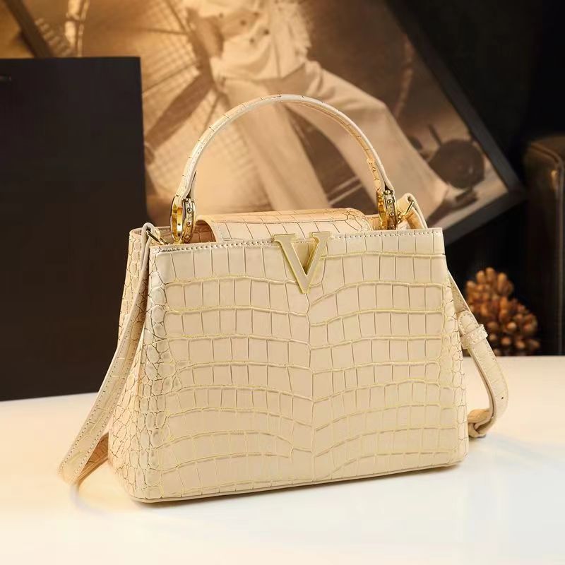 2023 Crocodile pattern handbag