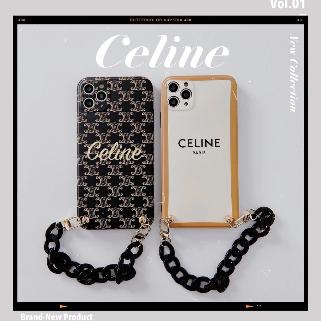 Retro pattern Chain phone case