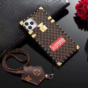 Square Lanyard Anti-fall phone case