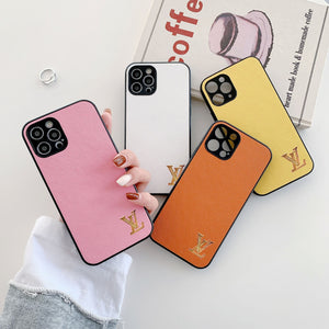 Fashion cross pattern macaron color phone case