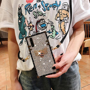 Satchel Design Glitter Phone Case