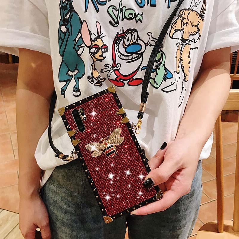 Satchel Design Glitter Phone Case