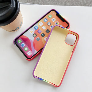 Rainbow Liquid Silicone Case