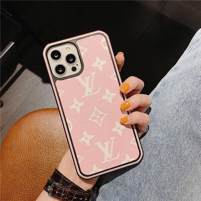 Retro letter stitching side phone case for iphone