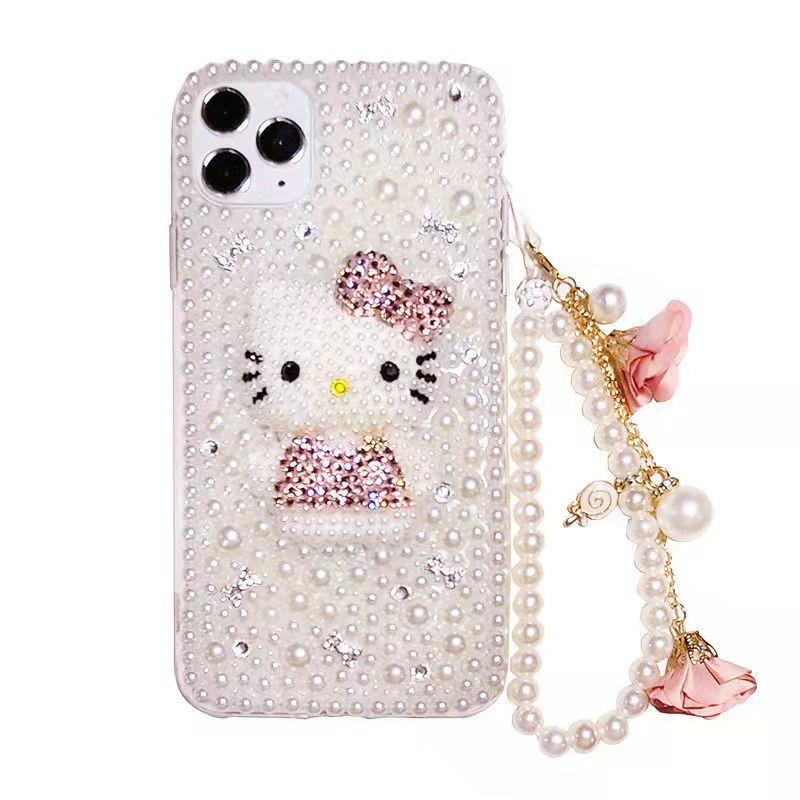 Luxury Pearl  bracelet phone case  for iphone