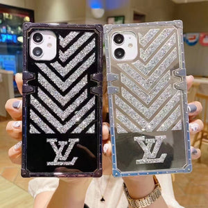 Luxury  Diamond Square Phone Case for iPhone