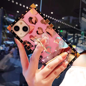 Bling square phone case