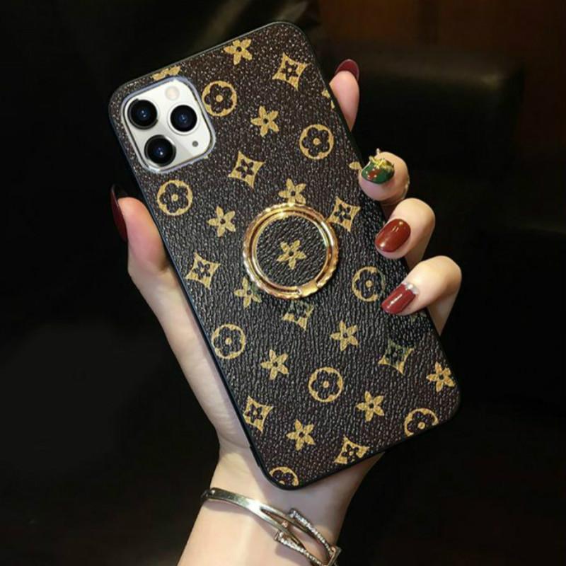 Luxury retro printed ring stand phone case