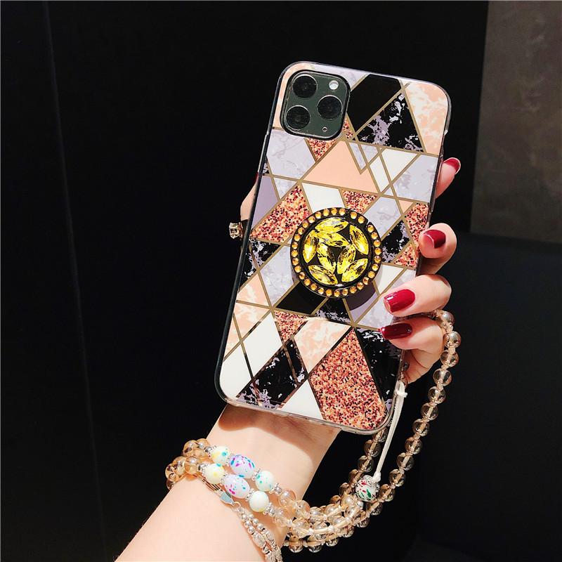 Glittering Diamond Ring Stand Phone Case