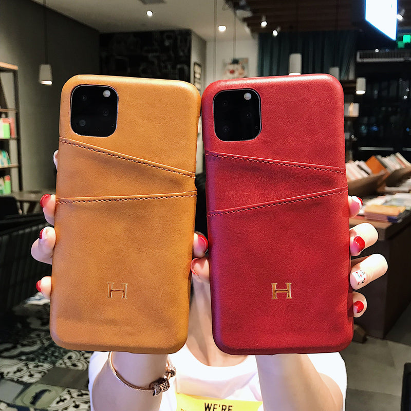 Dual card bag phone case