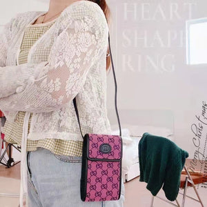 Fashion all-match Leather Shoulder Crossbody Universal Phone bag