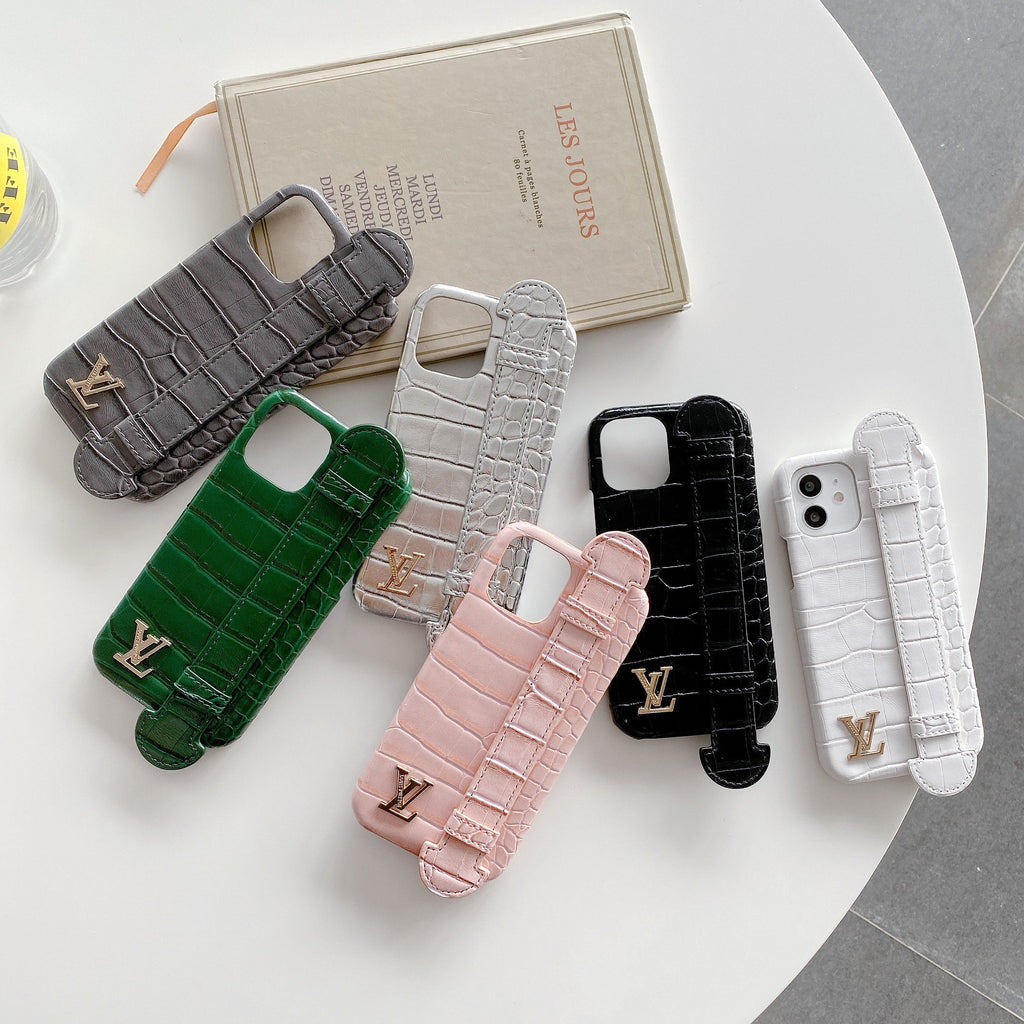 Fashion Wristband leather phone case