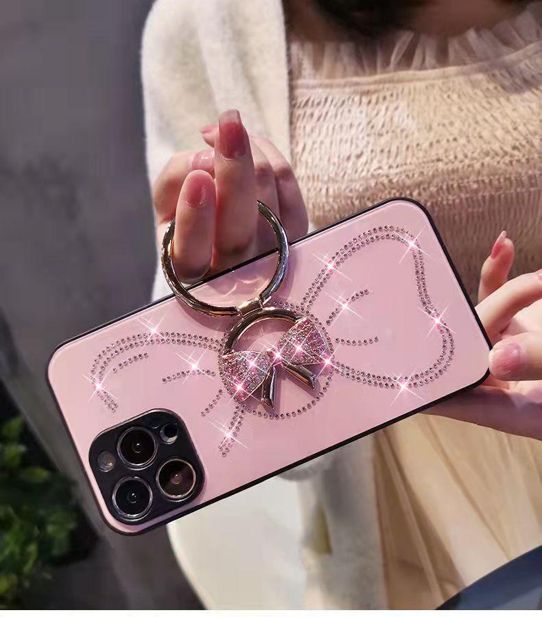 Diamond Bowknot Stand Phone Case for iphone