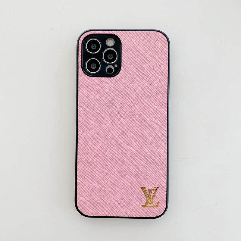 Fashion cross pattern macaron color phone case