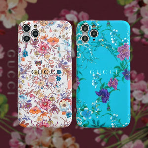 Flower glossy phone case