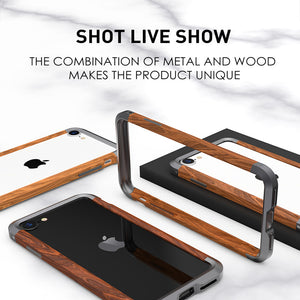 Aluminum Metal Wood Bumper Case