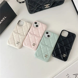 Luxury soft leather phone case for iphone