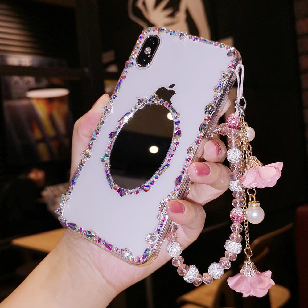 Sparkling Diamond Mirror Transparent Case