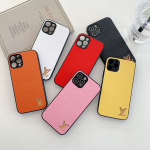 Fashion cross pattern macaron color phone case