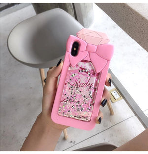 Cute quicksand phone case