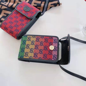 Fashion all-match Leather Shoulder Crossbody Universal Phone bag