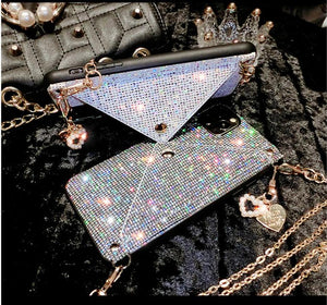 Luxury Glitter chain phone case