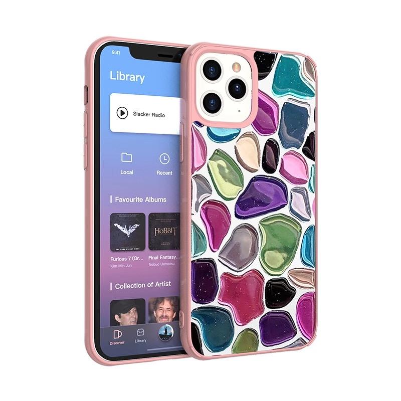 3D visual cube crystal phone case