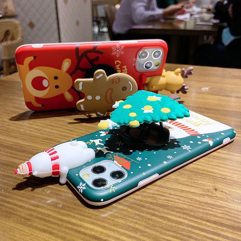 Lovely stand Christmas mobile phone case