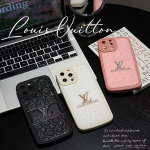 High grade leather full cover phone case