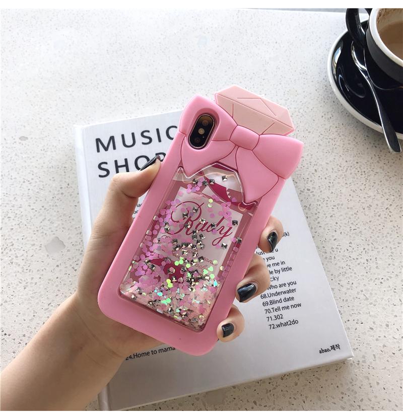 Cute quicksand phone case