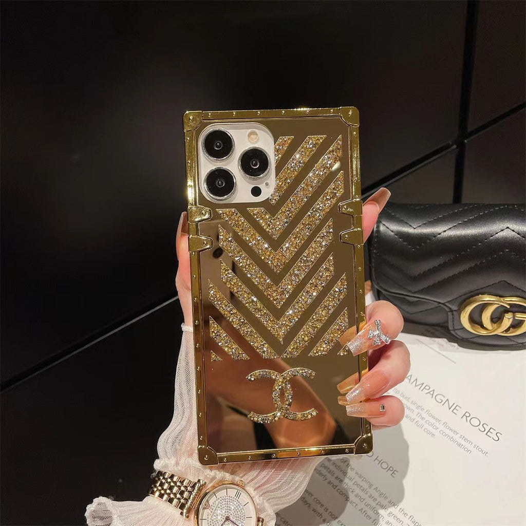 Luxury  Diamond Square Phone Case for iPhone