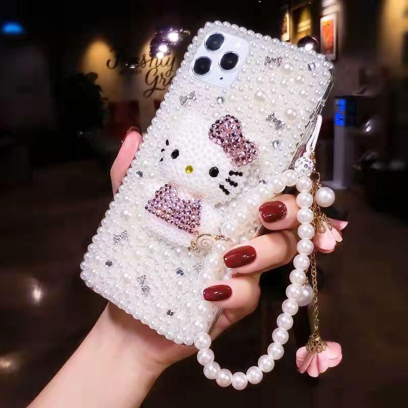 Luxury Pearl  bracelet phone case  for iphone