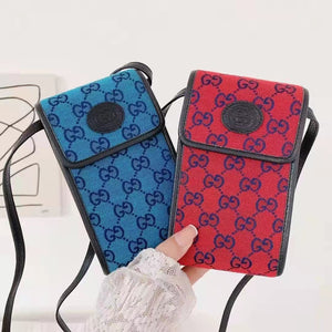 Fashion all-match Leather Shoulder Crossbody Universal Phone bag