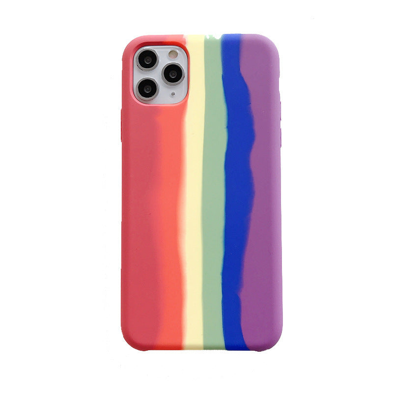 Rainbow Liquid Silicone Case