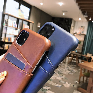 Dual card bag phone case