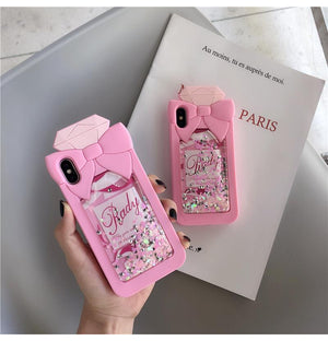 Cute quicksand phone case