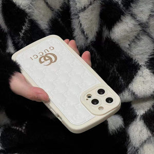 High grade leather full cover phone case