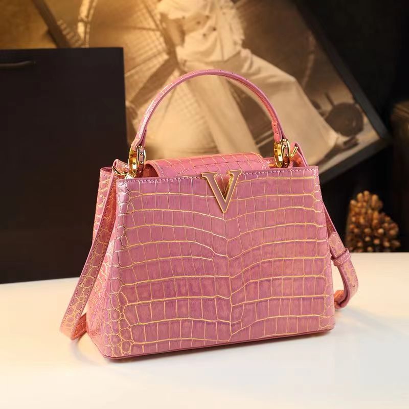 2023 Crocodile pattern handbag