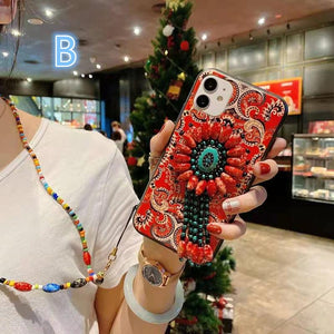 Retro ethnic style phone case