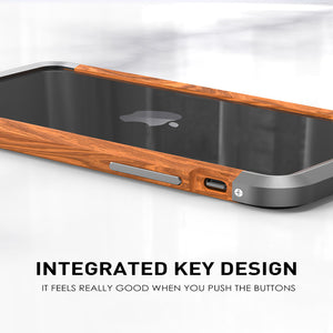 Aluminum Metal Wood Bumper Case