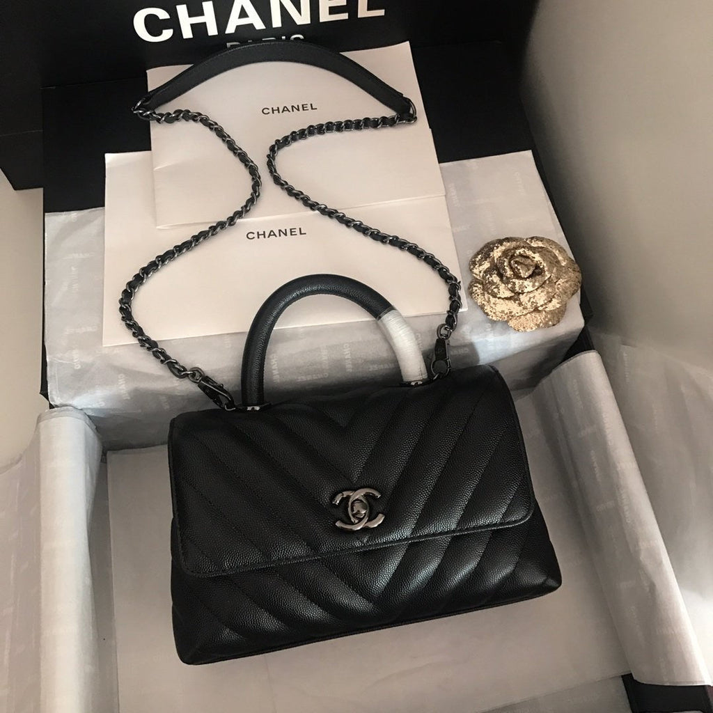 Chanel new silver two sizes